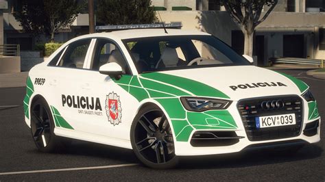 Lietuvos Policija - Audi S3 | Lithuanian - GTA5-Mods.com