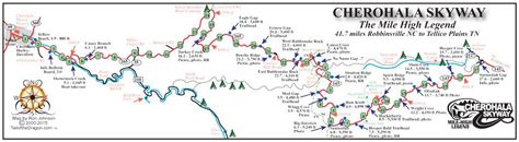 Cherohala Skyway Map – Tail of the Dragon Maps