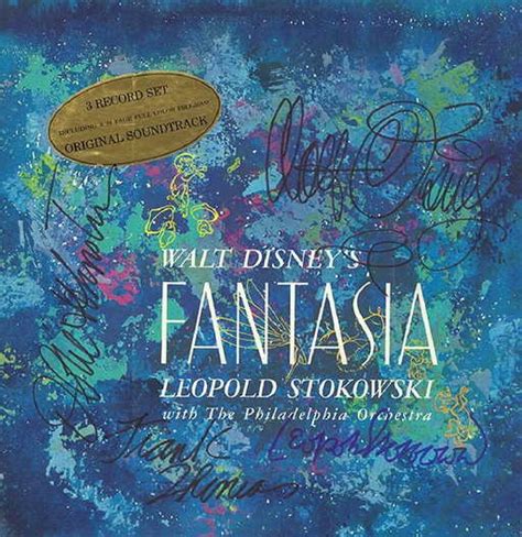 Walt Disneys Fantasia Signed Soundtrack