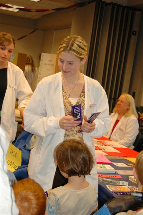 Nursing | Nursing students at the Health Fair talking about … | Flickr