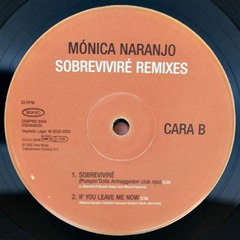 Mónica Naranjo Sobrevivire (remixes) Vinil Maxi Single 90´s - $ 4,999.99 en Mercado Libre