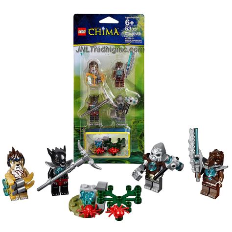 Lego Year 2014 Legends of Chima Series Minifigure Set #850910 with Cru ...