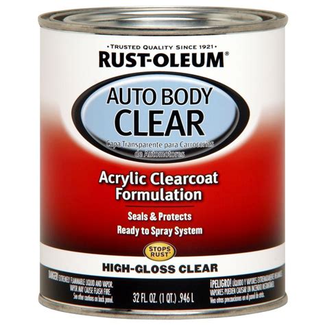Rust-Oleum Marine 1 qt. Clear Gloss Spar Varnish Coatings (6-Pack)-207008 - The Home Depot