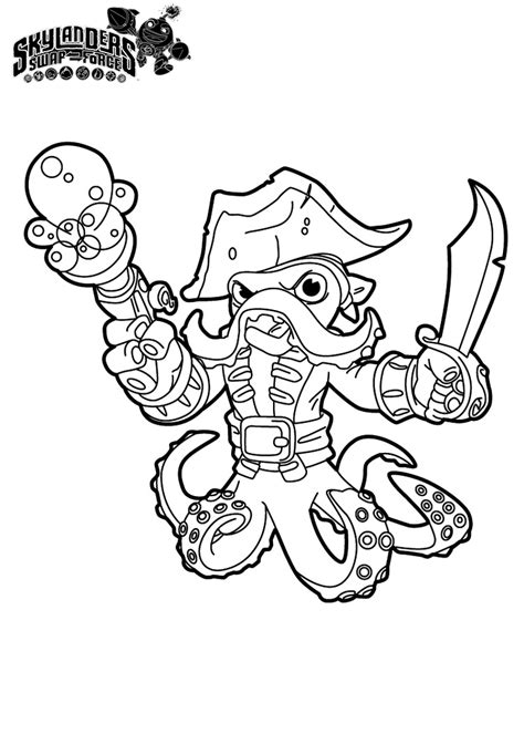 Skylanders Whirlwind Coloring Pages