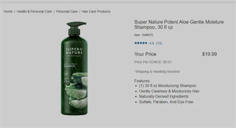 Super Nature Potent Aloe Shampoo Reviews[2022] Find Out!