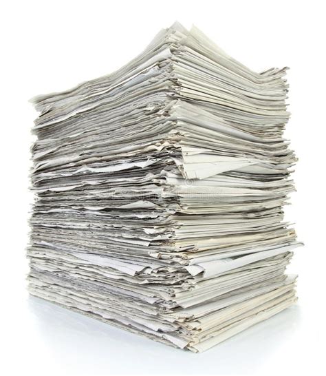 Stack of newspaper. Over white background , #Affiliate, #newspaper, # ...