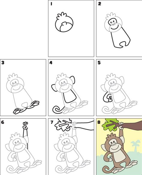 How to Draw a Monkey | Kid Scoop