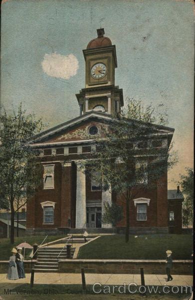 Court House Mount Vernon, OH Postcard