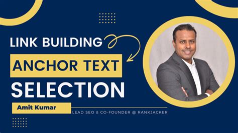 Link Building Anchor Text Selection