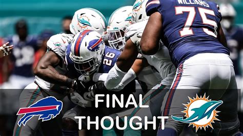 Buffalo Bills vs Miami Dolphins Week 2 Final Thought - YouTube