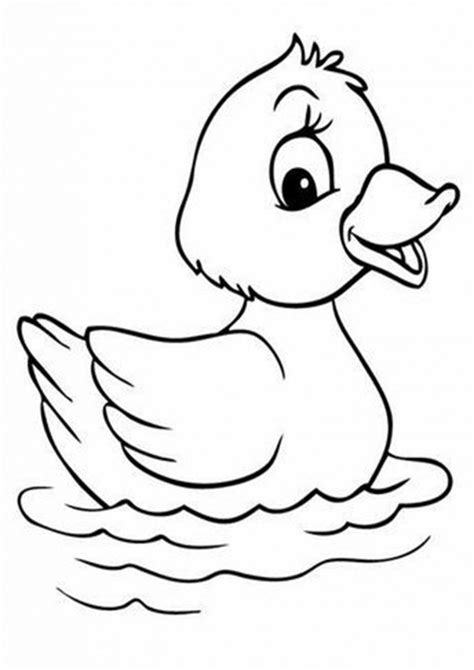 Free & Easy To Print Duck Coloring Pages | Pato para colorear, Animales ...