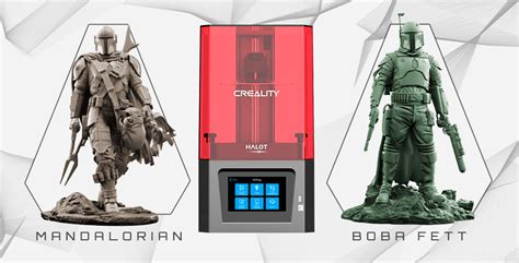 Creality HALOT-ONE Resin 3D Printer + Free The Mandalorian and Boba Fett 2022 STL Files | Gambody