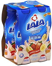 Lala Yogurt Smoothie Strawberry Banana 4.0 ea Nutrition Information | ShopWell