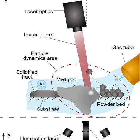 Particle entrainment areas for GA (a) and WA (b) powders, measured from... | Download Scientific ...