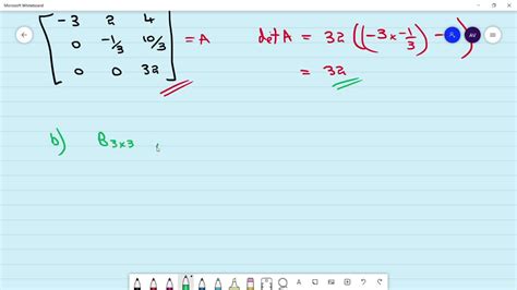 SOLVED: Let A = [1 2 3] [4 5 6] [7 8 9] Compute detA by using ...