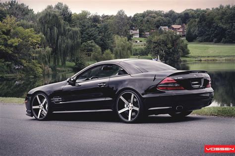 V12 Power- All Black Mercedes SL Rocking a Set of Aftermarket Forged Rims — CARiD.com Gallery