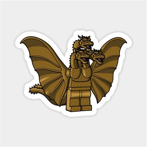 LEGO King Ghidorah - King Ghidorah - Magnet | TeePublic