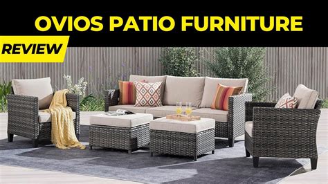 ovios 5 Piece Patio Furniture Review - YouTube