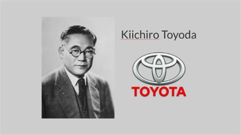 Chủ tịch Kiichiro Toyoda, người sáng lập Toyota