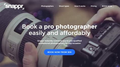 Snappr is a new photographer client matchmaking startup that wants to put photographers out of ...