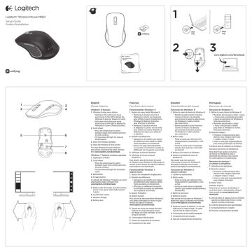 Logitech M560 Setup Guide | Manualzz