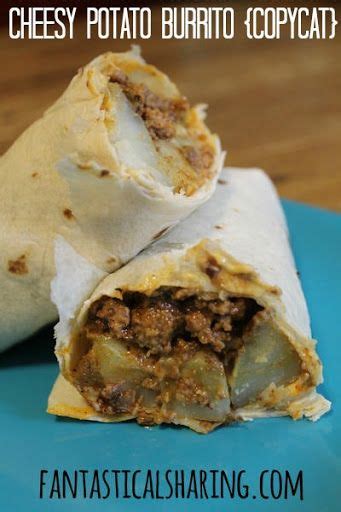 Cheesy Potato Burrito {Copycat} Recipe | Yummly | Recipe | Mexican food recipes, Recipes, Cheesy ...