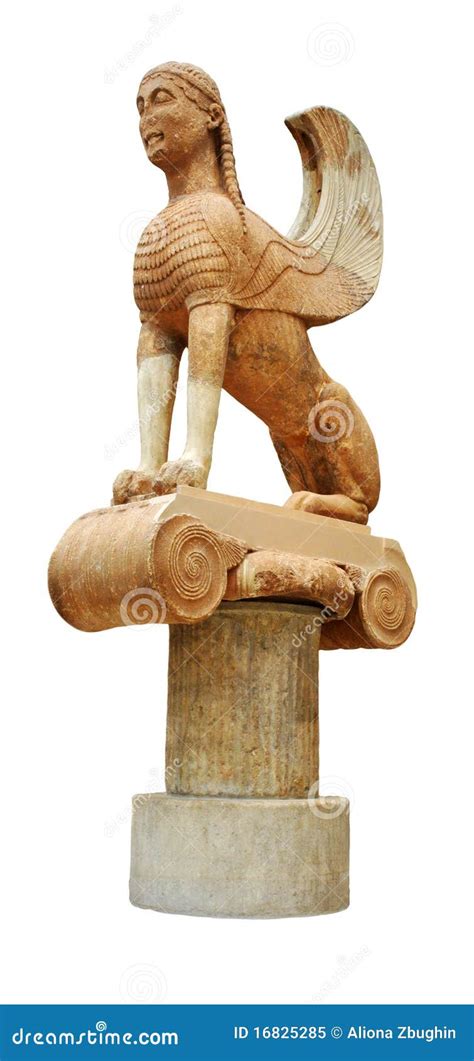 Sphinx of naxos stock image. Image of archaeological - 16825285