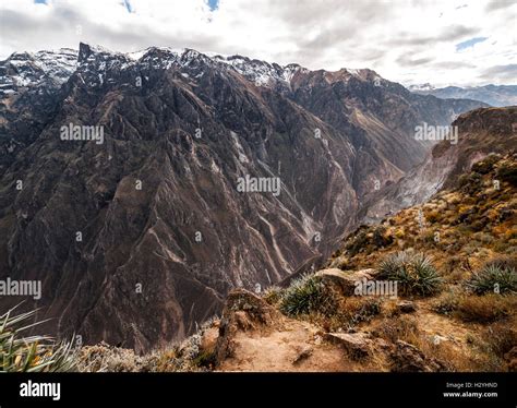 Colca Canyon Overview Stock Photo - Alamy