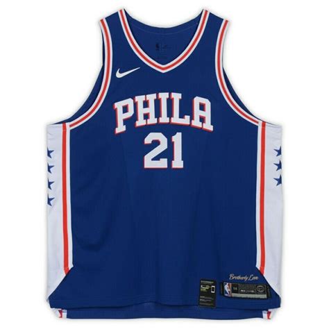 Joel Embiid Signed Philadelphia 76ers Jersey (Fanatics Hologram ...