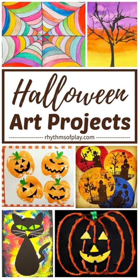 Halloween Art Projects and Painting Ideas for Kids - Rhythms of Play