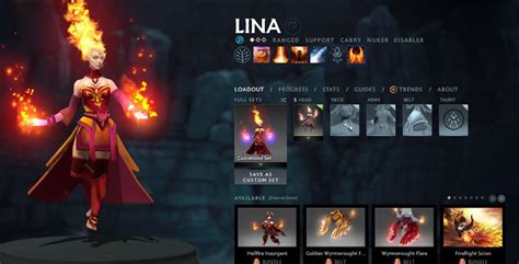 Lina Arcana Dota 2 - Fiery Soul of the Slayer [Instant Trade], Video Gaming, Gaming Accessories ...