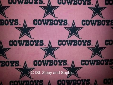 DALLAS COWBOYS NFL Cotton Fabric By The 1/2 Yard by ZippyandSophie