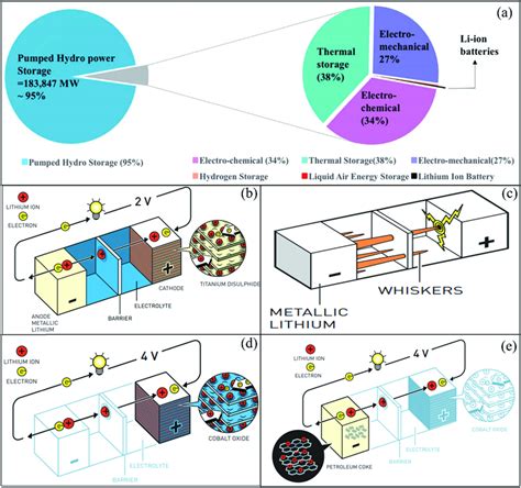 (a) Contribution of worldwide energy storage projects to grid ...