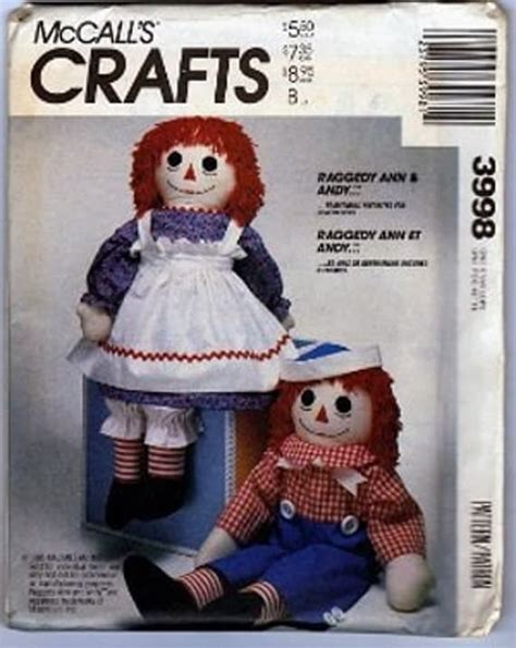 RAGGEDY ANN and ANDY doll patterns