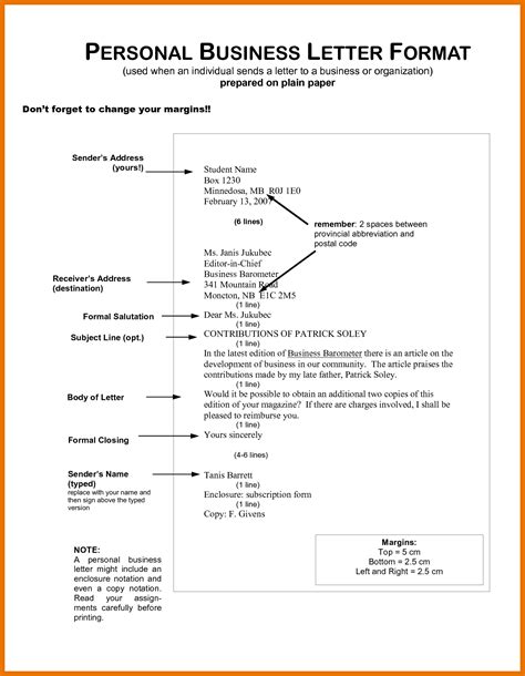 Cover Letter Template Spacing | Business letter format, Formal business ...