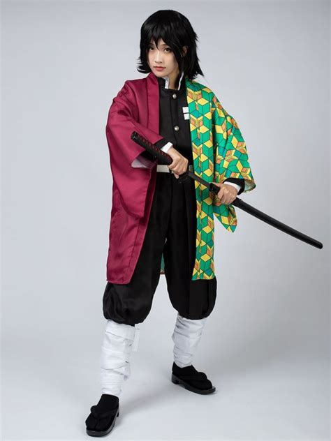 Demon Slayer : Kimetsu no Yaiba Tomioka Giyuu Cosplay Costume cp05109 ...