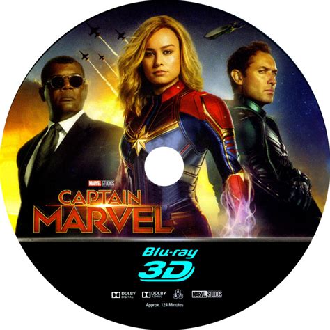 CAPTAIN MARVEL 3D BLU-RAY CUSTOM COVER - DVDcover.Com