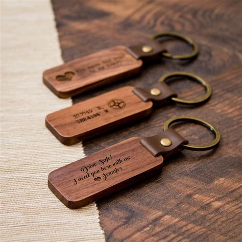 Engraved Wood Key Chain Custom Keychain for New Driver Home | Etsy