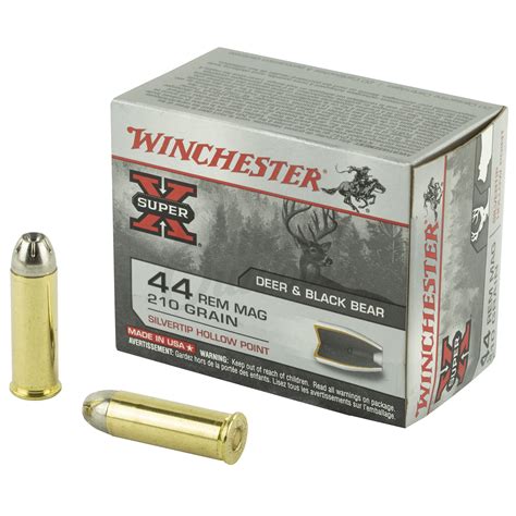 Winchester Super X 44 Mag 210 Grain Silvertip - Omaha Outdoors