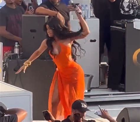 Cardi B Throws Microphone at Fan Who Threw Drink at Her