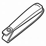 Nail clipper outline coloring Book Page Line Art drawing  Premium AI sketch template