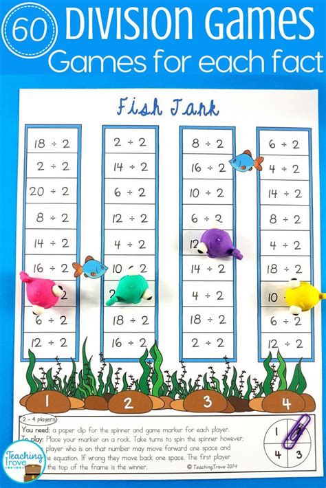 Basic Division Facts Practice - Simple 3rd Grade Division Fluency Games