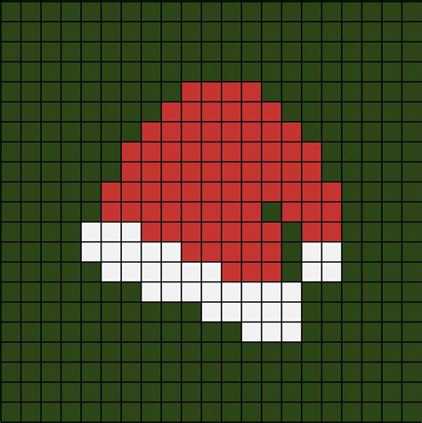 Santa Hat Pixel Art | Термомозаика, Схемы вышивки крестиком, Рисунки крестов