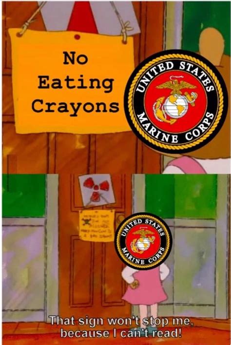 No Eating Crayons : r/USMC