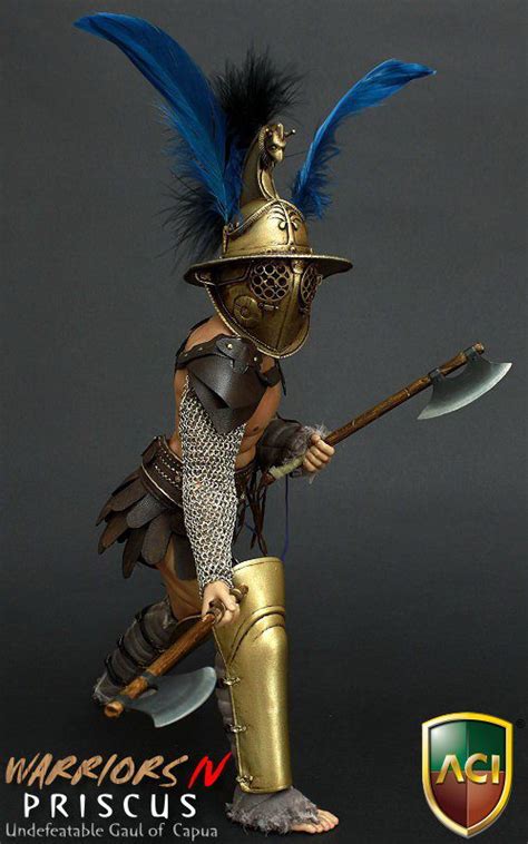 Preview ACI Toys Warrior IV - 1/6 Gladiator "Priscus" 12-inch Figure, Gaul of Capua ~ Robert Downey