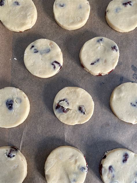 Cherry & Almond Shortbread Biscuits