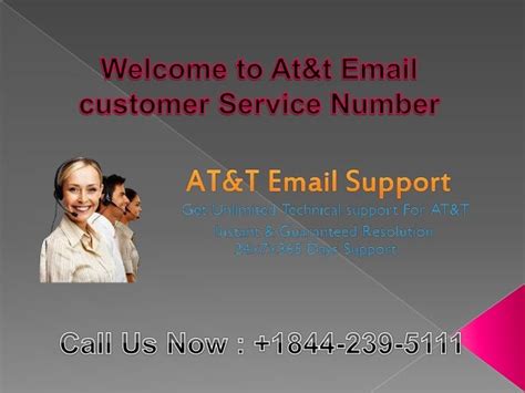 At&t email customer service number 1-844-239-5111