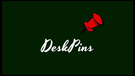 DeskPins - YouTube