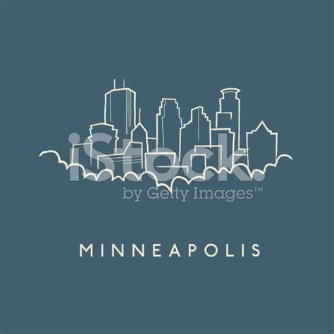 Minneapolis Skyline Drawing at PaintingValley.com | Explore collection ...