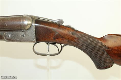 Antique Parker Engraved GH Double Barrel Shotgun